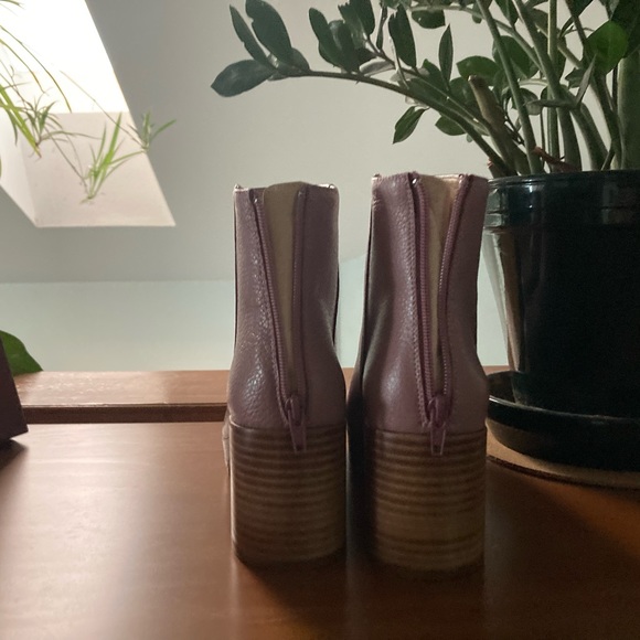 Intentionally Blank Leather Speed Platform Boots size 38 - Picture 4 of 7